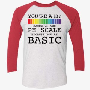 Youre A 10 Maybe On The Ph Scale Because Youre Basic Shirt 9 1