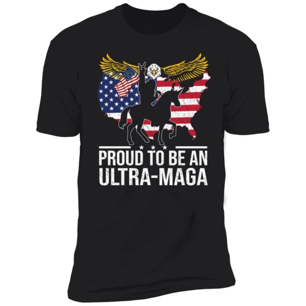 Bigfoot Proud To Be An Ultra Maga Premium SS T-Shirt