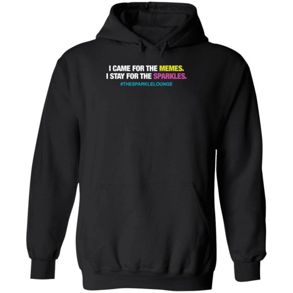 I Came For The Memes I Stay For The Sparkles The Sparkle Lounge Hoodie