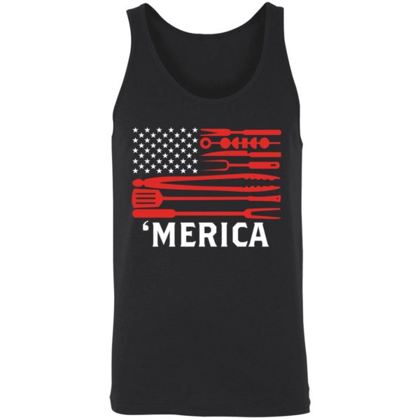 Merica BBQ Flag Shirt 8 1