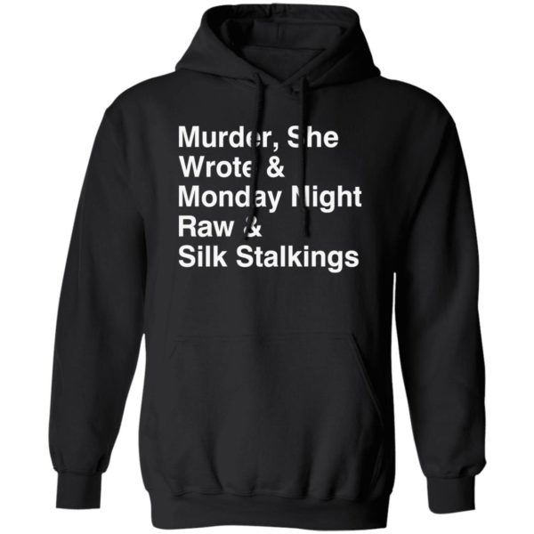 Murder She Wrote Monday Night Raw Silk Stalkings Shirt 1