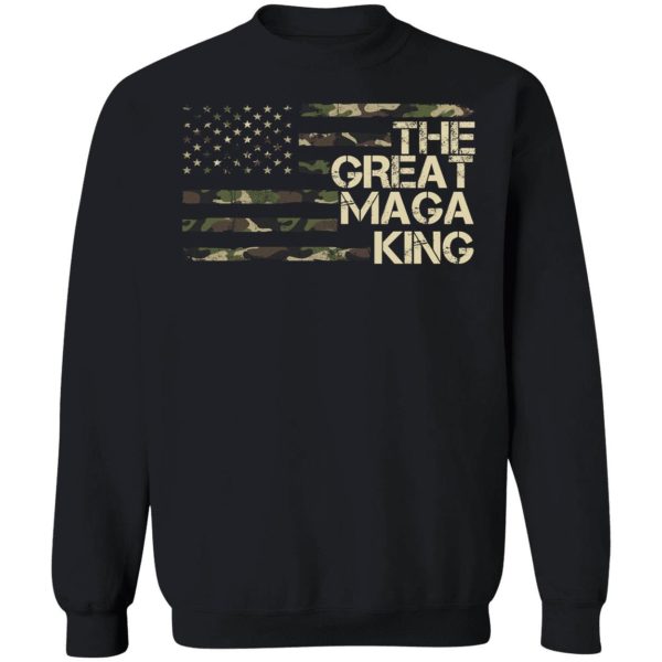 The Great Maga King Camo Flag Sweatshirt