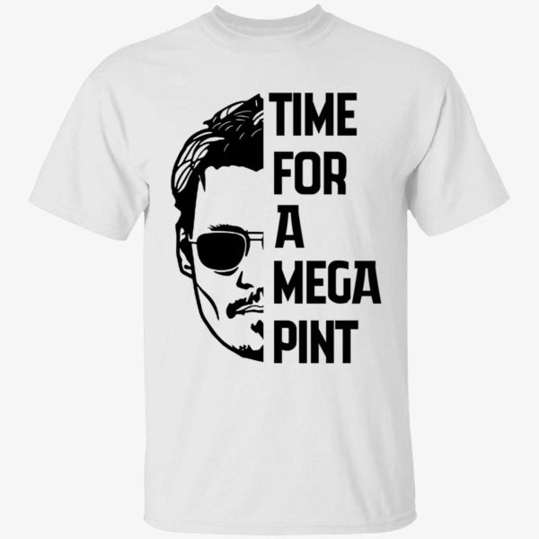 Time For A Mega Pint Johnny Depp Shirt