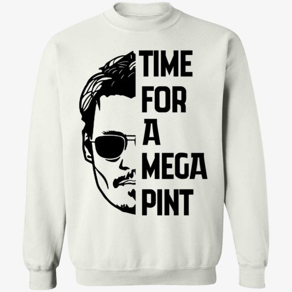 Time For A Mega Pint Johnny Depp Sweatshirt