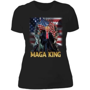 Trump The Great Maga King Ladies Boyfriend Shirt