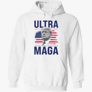 Trump Ultra Maga Usa Flag Hoodie