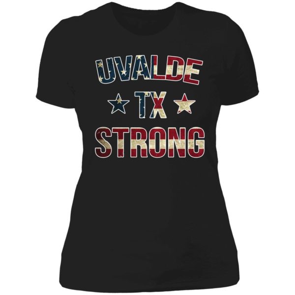 Uvalde Strong Texas Ladies Boyfriend Shirt