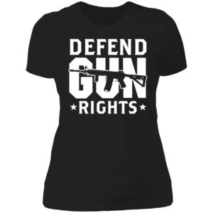 Defend Gun Rights Ladies Boyfriend Shirt
