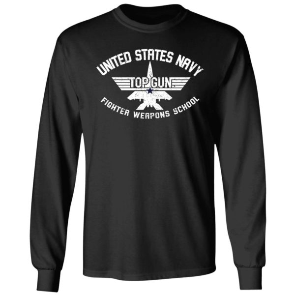 Top Gun Inspired United States Navy Fighter Weapons School Long Sleeve Shirt