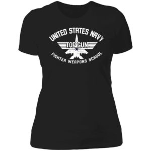 Top Gun Inspired United States Navy Fighter Weapons School Ladies Boyfriend Shirt