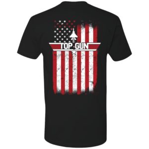 [Back] Top Gun Flag Premium SS T-Shirt
