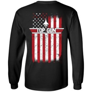 [Back] Top Gun Flag Long Sleeve Shirt