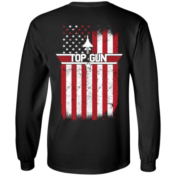 [Back] Top Gun Flag Long Sleeve Shirt
