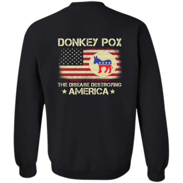 [Back] Donkey Pox Sweatshirt