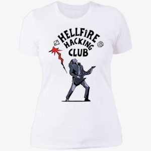Hellfire Hacking Club Ladies Boyfriend Shirt