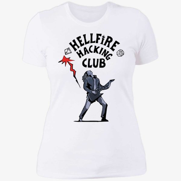 Hellfire Hacking Club Ladies Boyfriend Shirt