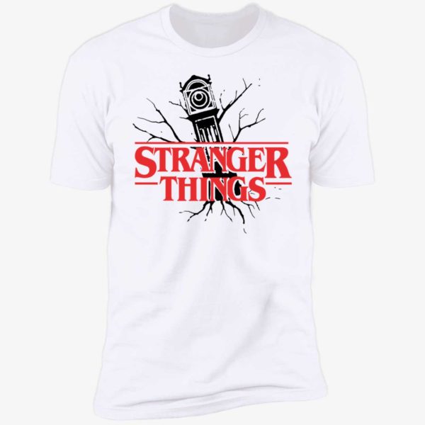 Stranger Things Clock Grandfather Clock 2022 Premium SS T-Shirt