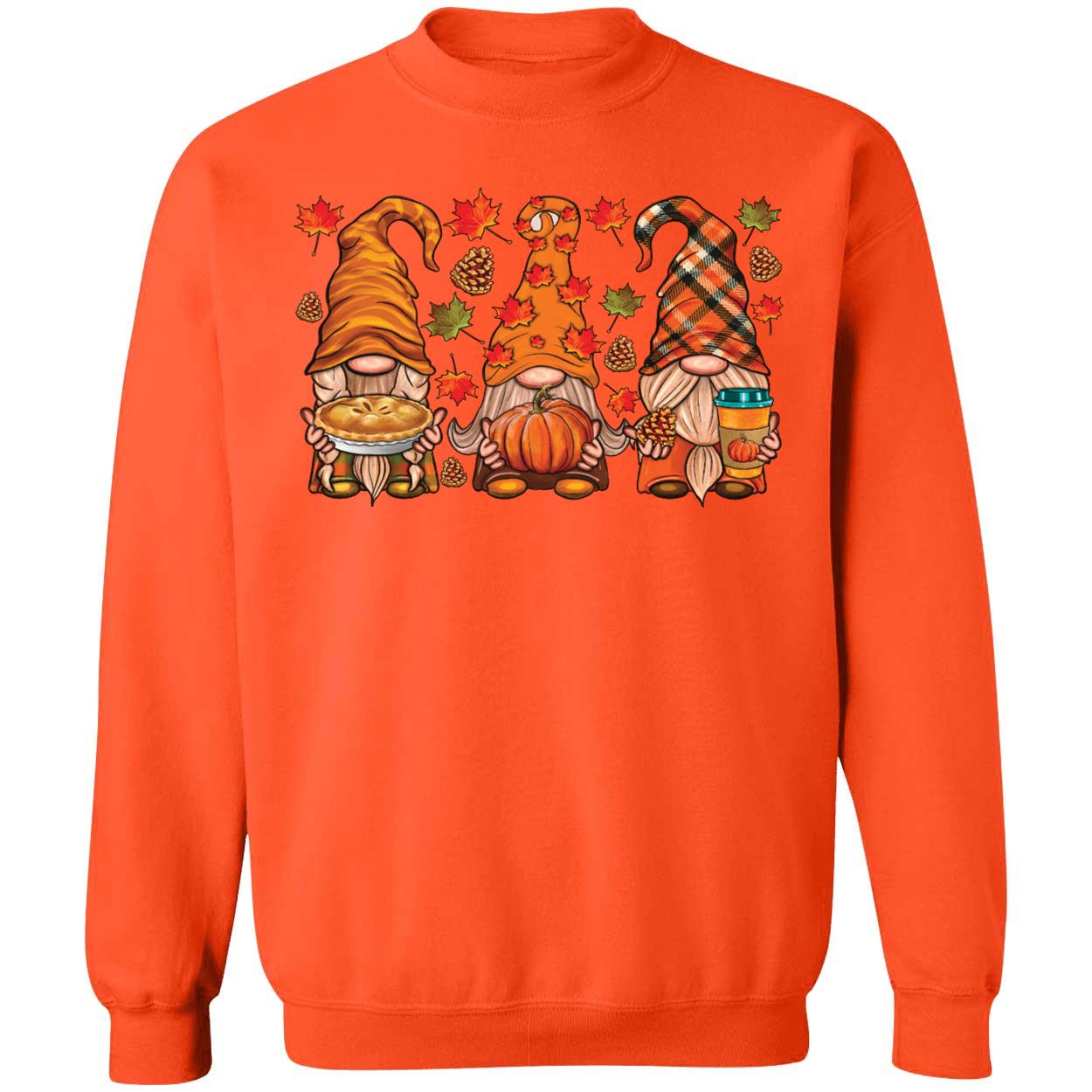 Fall Gnomes Tie Dye Halloween Sweatshirt