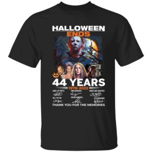 Halloween Ends 44 Years 1978-2022 Thank You For The Memories Shirt