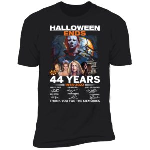 Halloween Ends 44 Years 1978-2022 Thank You For The Memories Premium SS T-Shirt