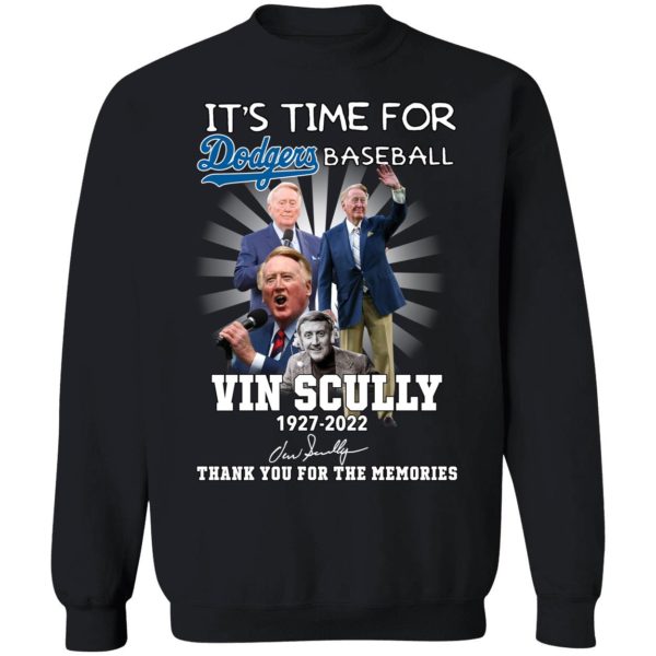Vin Scully 1927 2022 Thank You For The Memories Shirt 3 1