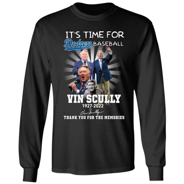 Vin Scully 1927 2022 Thank You For The Memories Shirt 4 1