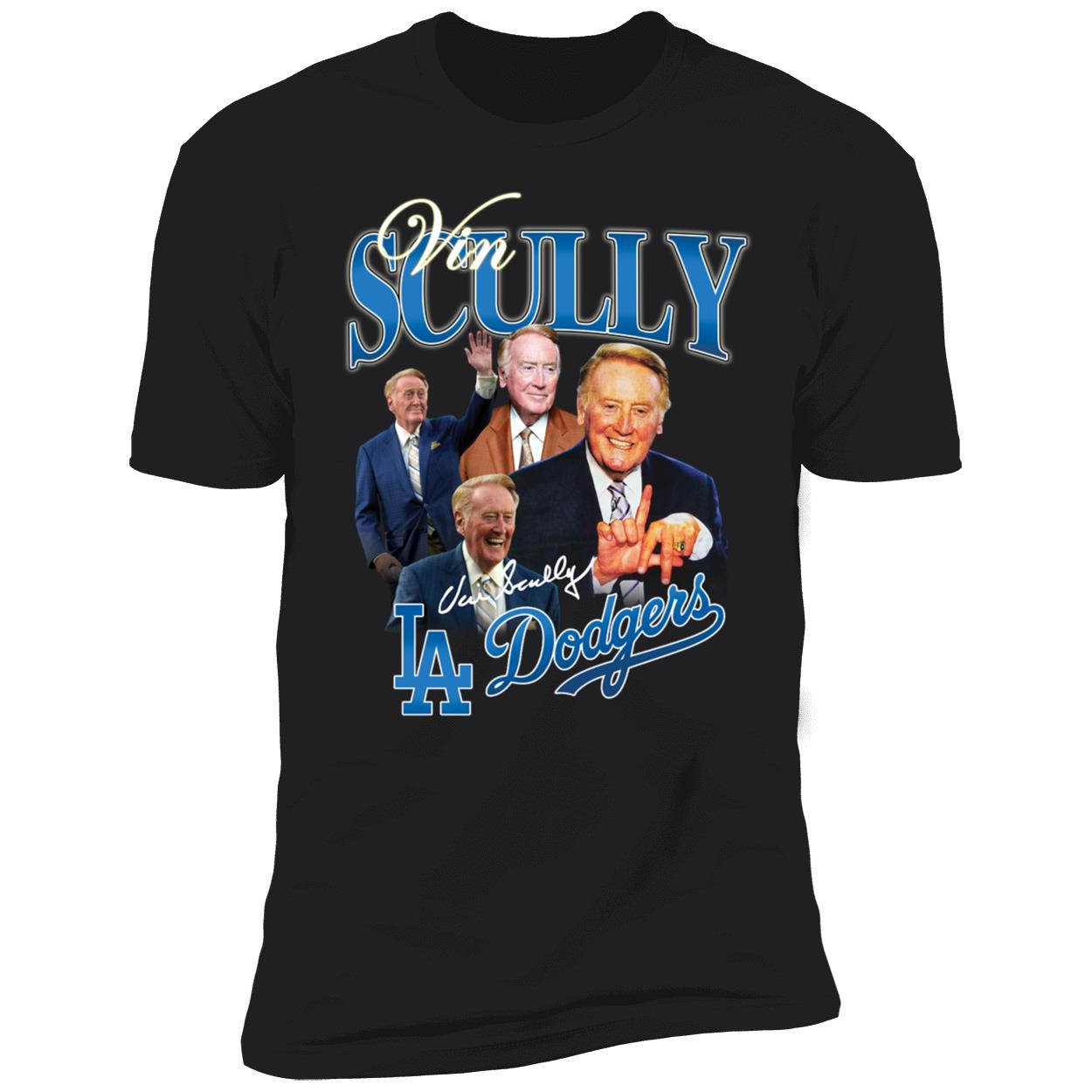 Los Angeles Dodger Vin Scully t shirt