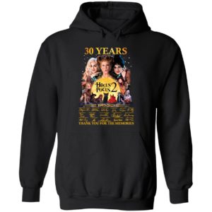 30 Years Hocus Pocus 2 1993 2023 Thank You For The Memories Hoodie