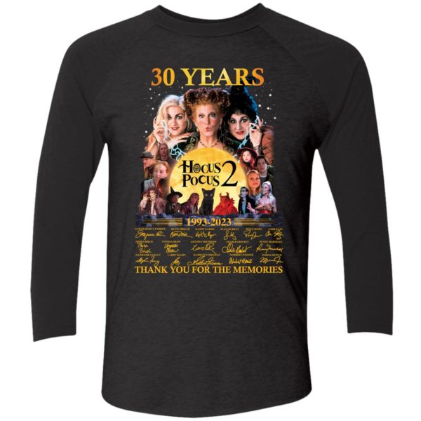30 Years Hocus Pocus 2 1993 2023 Thank You For The Memories Shirt 9 1