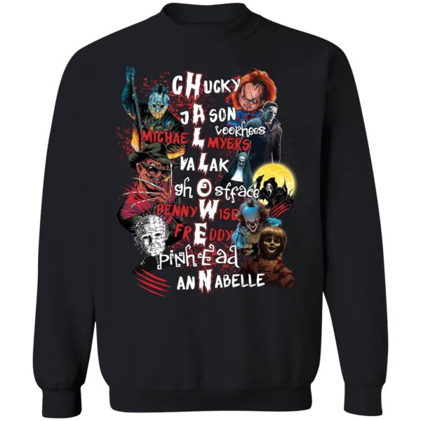 Halloween Chucky Jason Michael Myers Lalak Ghostface Pennywise Sweatshirt