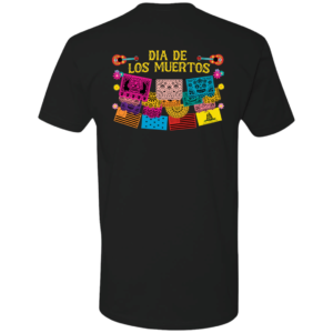 [Back] Dia De Los Muertos Decor Premium SS T-Shirt