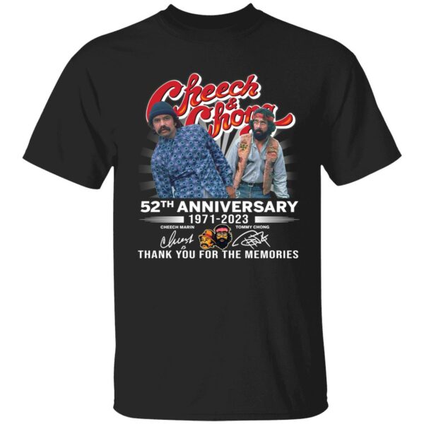 Cheech And Chong 52th Anniversary Thank You For The Memories Shirt