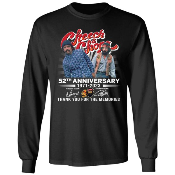 Cheech And Chong 52th Anniversary Thank You For The Memories Long Sleeve Shirt