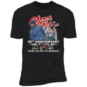 Cheech And Chong 52th Anniversary Thank You For The Memories Premium SS T-Shirt