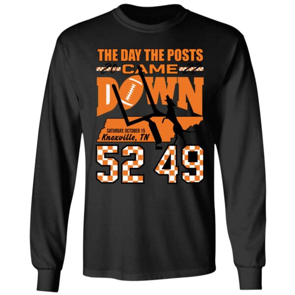 Tennessee The Day The Posts 2022 Came Down 52 49 Shirt 4 1