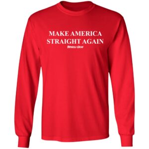 Ccg Bryson Make America Straight Again Bryson Gray Long Sleeve Shirt