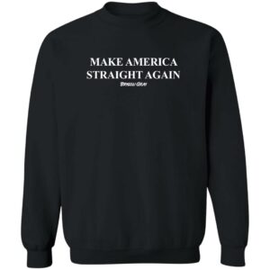 Ccg Bryson Make America Straight Again Bryson Gray Sweatshirt
