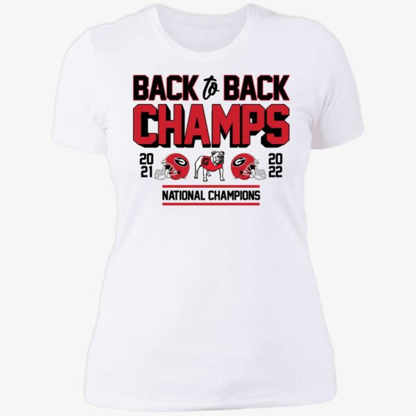 Georgia Football Back To Back Champs Shirt 6 1
