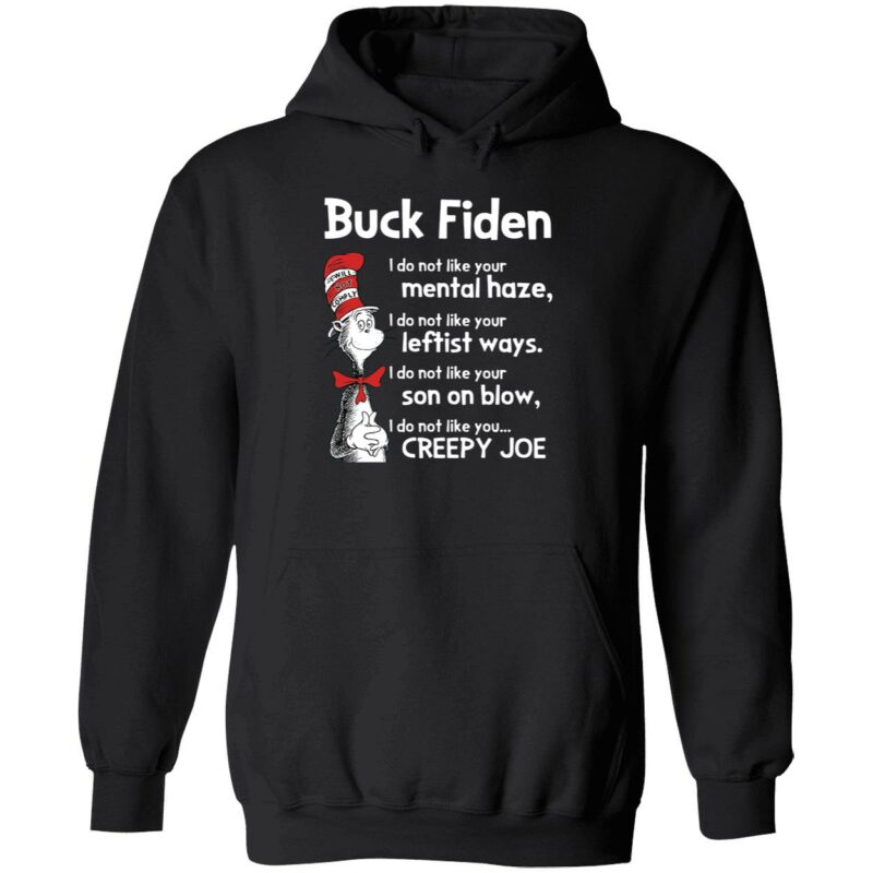 Dr Seuss Buck Fiden I Do Not Like Your Creepy Joe Shirt