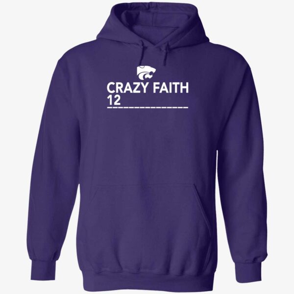 Kansas State Crazy Faith 12 Shirt 2 1
