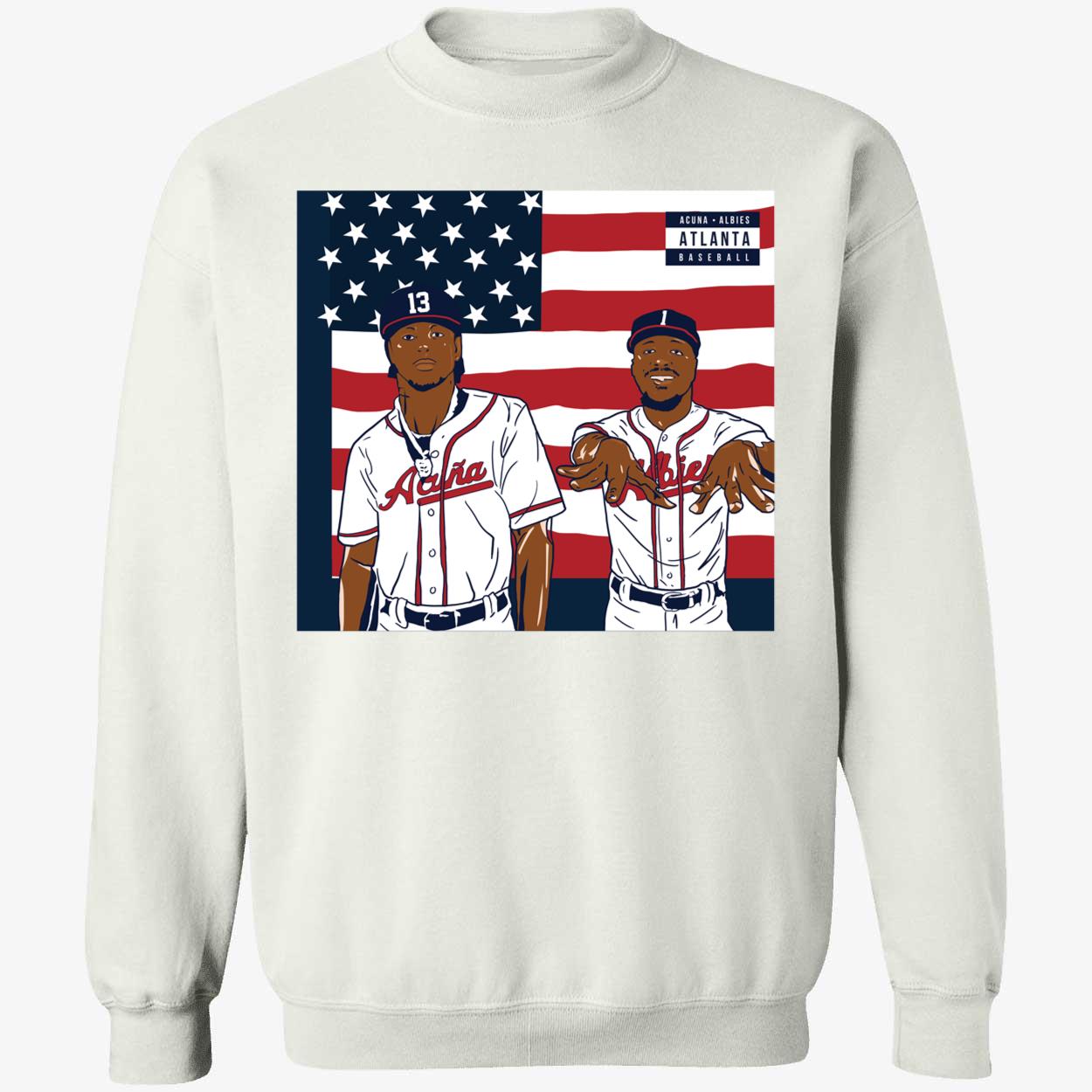 breakingt Ronald Acuña Jr. & Ozzie Albies - Icons - Atlanta Baseball T-Shirt