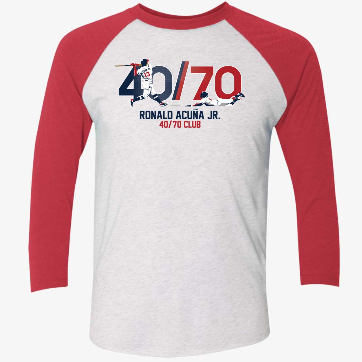 OneRockin Ronald Acuna Jr 40/70 Club Premium SS T-Shirt