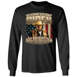 Trump Its Time To Take Biden To The Train Station Shirt 4 1