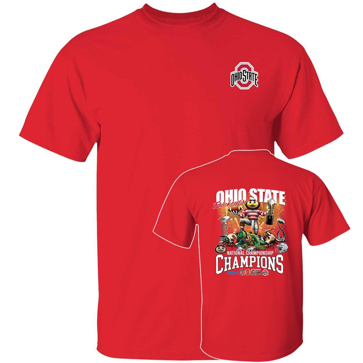 [Front + Back] Ohio State Buckeyes 2025 National Championship Champions ...